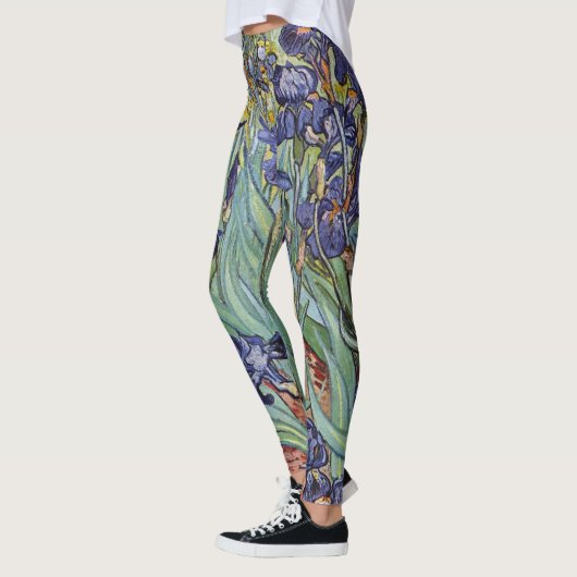 Van Gogh Irissen Impressionistisch Schilderij Leggings (Links)