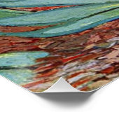 Van Gogh Irissen Impressionistisch Schilderij Perfect Poster (Hoek)