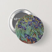 Van Gogh Irissen Impressionistisch Schilderij Ronde Button 5,7 Cm (Voorkant /achterkant)