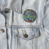 Van Gogh Irissen Impressionistisch Schilderij Ronde Button 5,7 Cm (In situ)