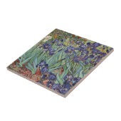 Van Gogh Irissen Impressionistisch Schilderij Tegeltje (Zijkant)