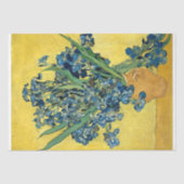 Van Gogh - Irissen in een vaas Decoupage Tissuepapier (Voorkant)