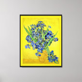 Van Gogh - Irissen ingelijst Canvas Afdruk (Voorkant)