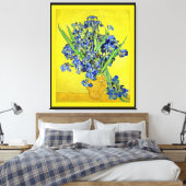 Van Gogh - Irissen ingelijst Canvas Afdruk (Insitu (Slaapkamer))