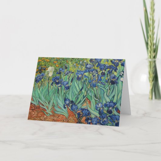 Van Gogh Irissen, Notecard Kaart (Voorkant)