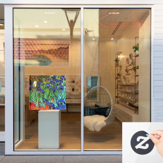 Van Gogh - Irissen Raamsticker (Winkelraam)