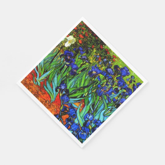 Van Gogh - Irissen,  Servet (Hoek)