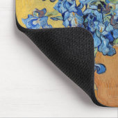 Van Gogh Irissen Vaas Blauw Bloemen Boeket Fine Ar Muismat (Hoek)