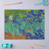 Van Gogh Irist  Floral Blue Tissue Paper Tissuepapier (Craft)
