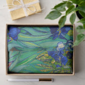 Van Gogh Irist  Floral Blue Tissue Paper Tissuepapier (Geschenk)