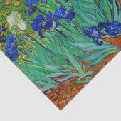 Van Gogh IrisVintage Floral Blue Tissuepapier (Detail)