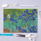 Van Gogh IrisVintage Floral Blue Tissuepapier (Craft)