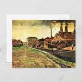Van Gogh - Iron Mill in Den Haag, Briefkaart (Voorkant / Achterkant)