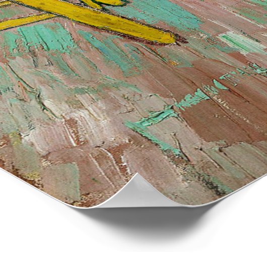 Van Gogh is de slaapkamer Poster (Hoek)