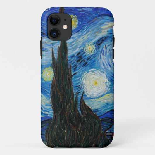 Van Gogh is de Sterrennacht Case-Mate iPhone Case (Achterkant)