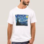 Van Gogh is de Sterrennacht T-shirt<br><div class="desc">De Sterrennacht van Vincent Van Gogh (1889)</div>