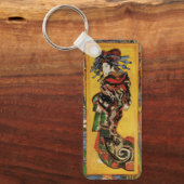 Van Gogh Japans met dank aan Oiran portret Sleutelhanger (Voorkant)