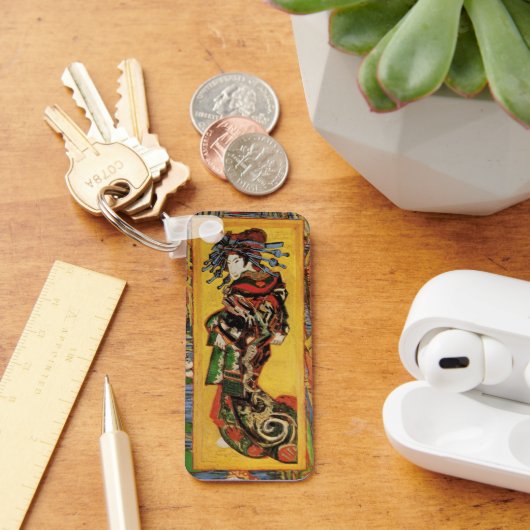 Van Gogh Japans met dank aan Oiran portret Sleutelhanger (Bureau)