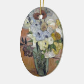 Van Gogh Japanse Vase met Rozen en annemonen Keramisch Ornament (Links)