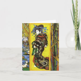Van Gogh Japonaiserie Oiran Note Card Kaart