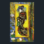 Van Gogh Japonaiserie Oiran Poster<br><div class="desc">Van Gogh Japonaiserie Oiran poster. Olieverf op canvas vanaf 1887. Japonaiserie Oiran is Van Gogh's prachtige afbeelding van een Japanse oiran in de stijl van Kesai Eisen. De oiran was beleefd, die kostuums droeg en als entertainers diende die muziek- en theeceremonies uitvoerden. Van Gogh's Oiran draagt een fancy zwarte, groene...</div>