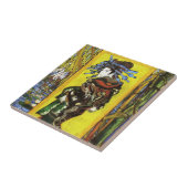 Van Gogh Japonaiserie Oiran Tile Tegeltje (Zijkant)