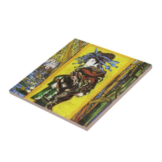 Van Gogh Japonaiserie Oiran Tile Tegeltje (Zijkant)