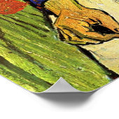 Van Gogh, Jonge Boerenmeid Met Strohoed Poster (Hoek)