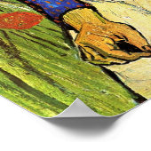 Van Gogh, jonge boerenvrouw met stro-Pet Poster (Hoek)