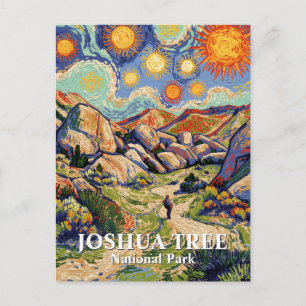 Van Gogh Joshua Tree Hidden Valley Vintage Woestij Briefkaart