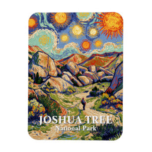 Van Gogh Joshua Tree Hidden Valley Vintage Woestij Magneet