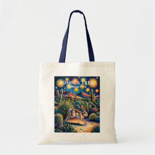 Van Gogh Joshua Tree Wildlife Konijn Aangepaste Te Tote Bag