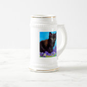 Van Gogh Kat en Bloemen Bierpul (Voorkant rechts)