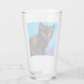 Van Gogh Kat en Bloemen Glas (Achterkant)