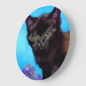 Van Gogh Kat en Bloemen Grote Klok (Hoek)