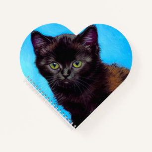 Van Gogh Kat en Bloemen Notitieboek