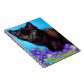 Van Gogh Kat en Bloemen Notitieboek (Rechterzijde)