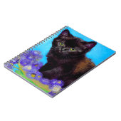 Van Gogh Kat en Bloemen Notitieboek (Linkerzijde)