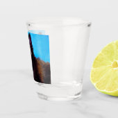 Van Gogh Kat en Bloemen Shot Glas (Rechts)