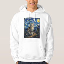 Van Gogh Kat Sterrennacht Impressionistische Kunst