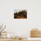 Van Gogh - Katoen en Vrouw met Geit Poster (Keuken)