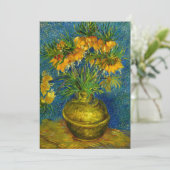 Van Gogh Keizerlijke Fritillairen Save The Date (Staand voorkant)