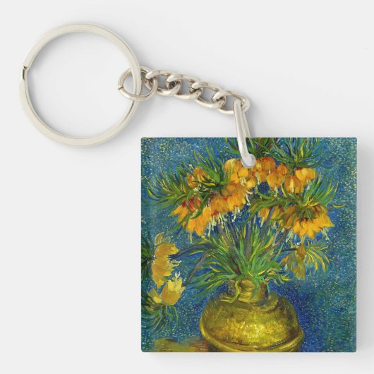 Van Gogh Keizerlijke Fritillairen Sleutelhanger (Voorkant)