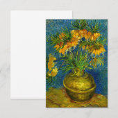 Van Gogh Keizerlijke Fritillaria Kaart (Voorkant / Achterkant)
