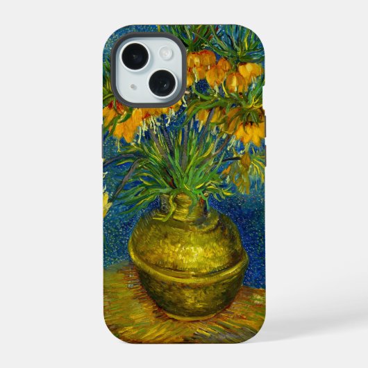 Van Gogh Keizerlijke Krokussen iPhone 15 Case (Achterkant)