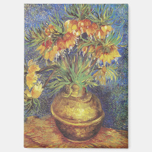 Van Gogh Keizerskroon in Koperen Vaas Magneet