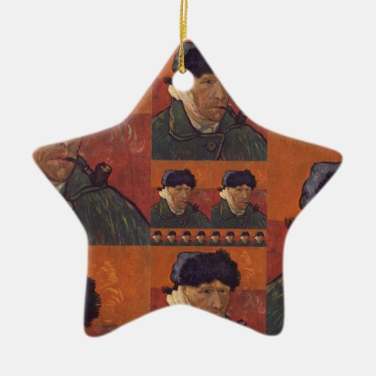van gogh keramisch ornament (Voorkant)
