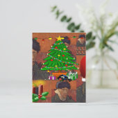 van gogh kermas feestdagenkaart (Staand voorkant)