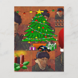 van gogh kermas feestdagenkaart