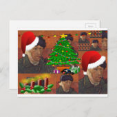 van gogh kermas feestdagenkaart (Voorkant / Achterkant)